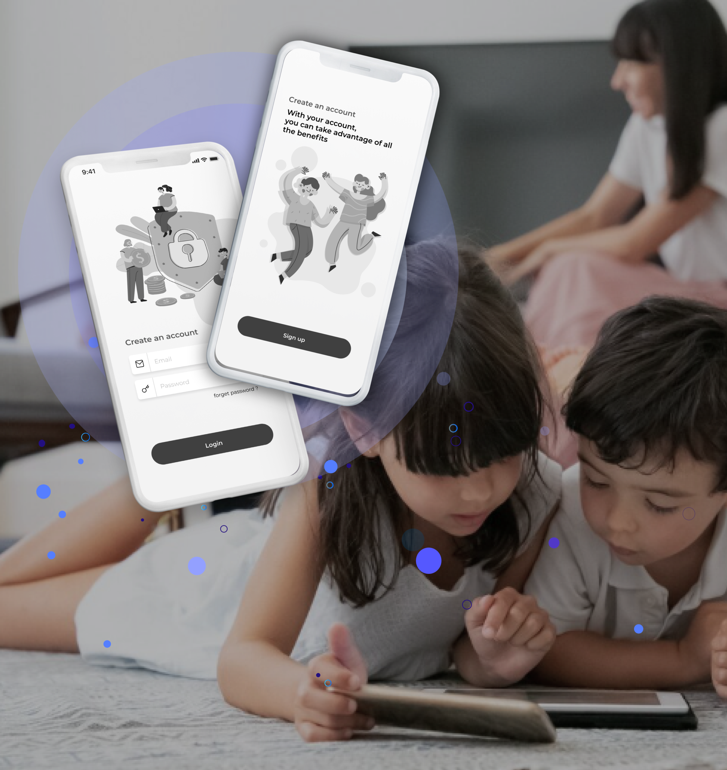An e-payment app designed for parent-child financial management.